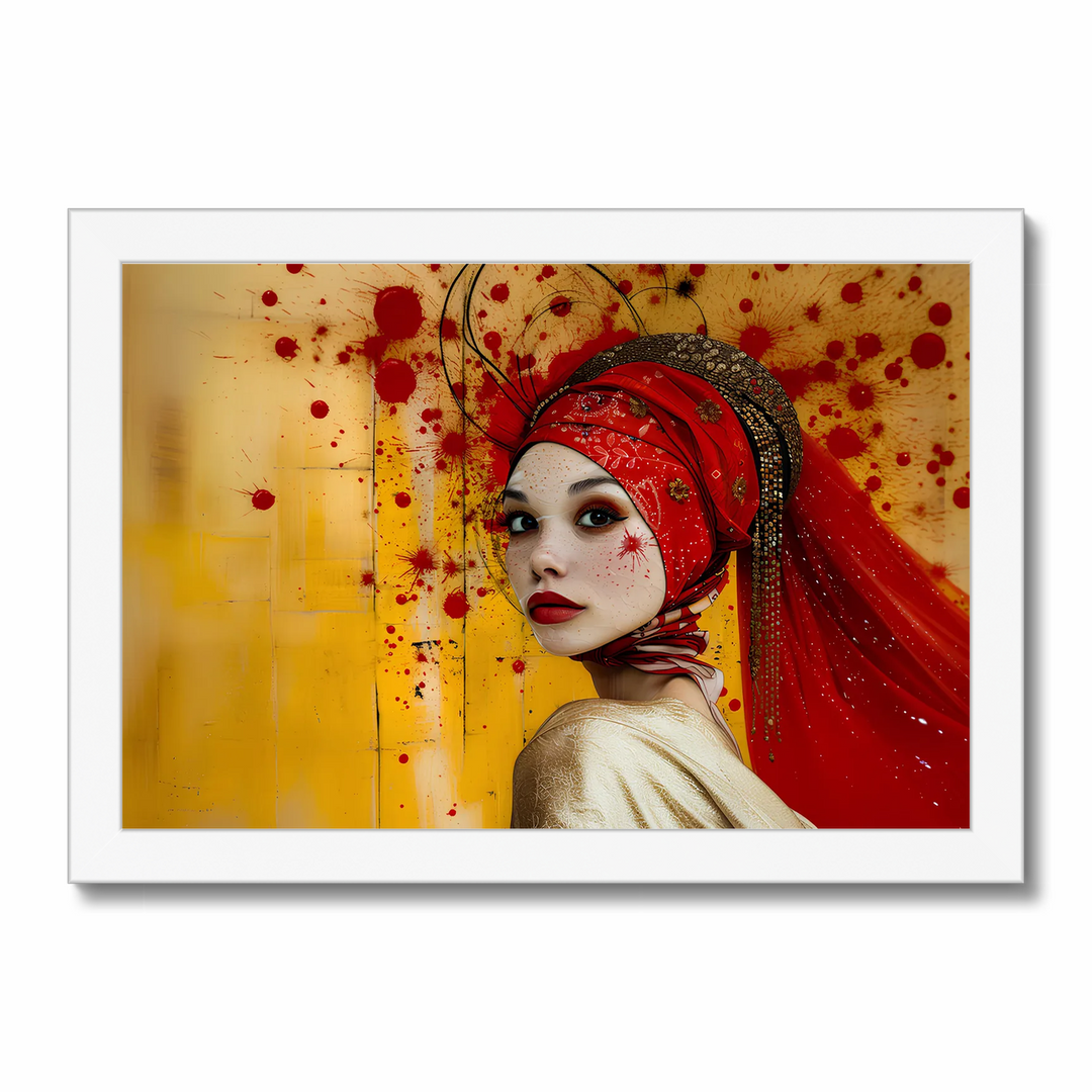 Crimson Contemplation - Print