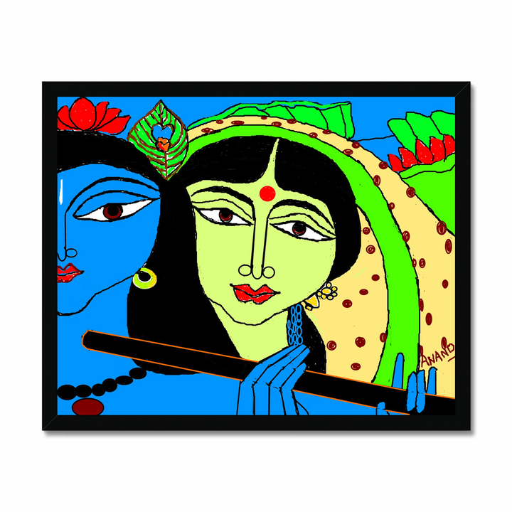 RADHA KRISHNA WITH FLUTE