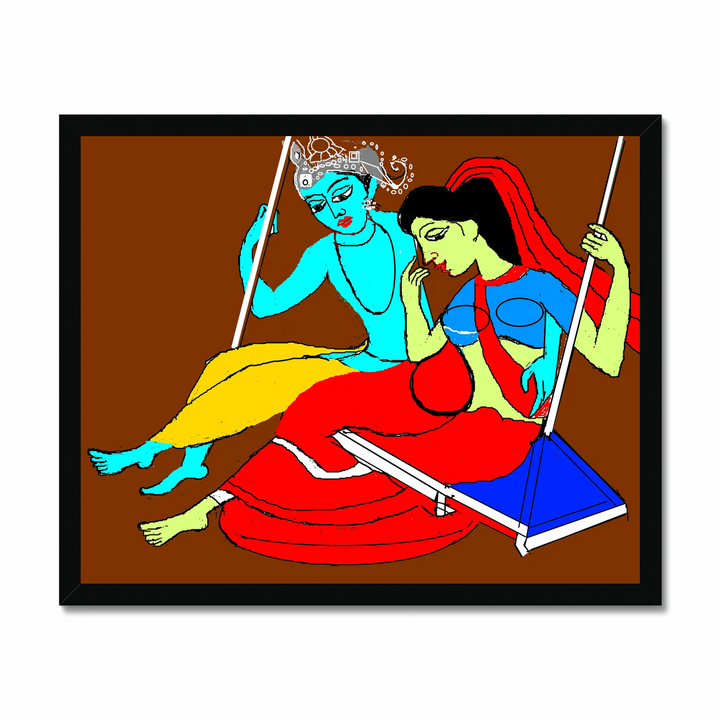 RADHA KRISHNA ON SWING