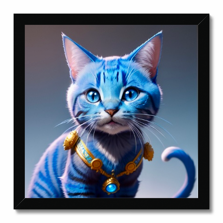 Blue Crazy cat