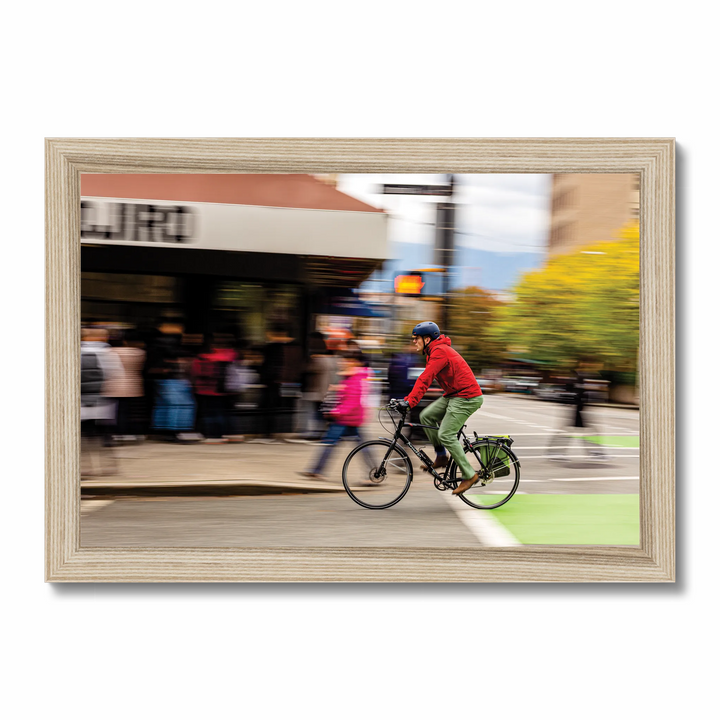 Cyclist in Motion