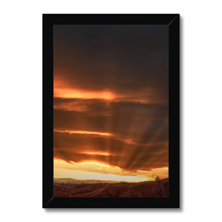 Sunset under Chinook Arch