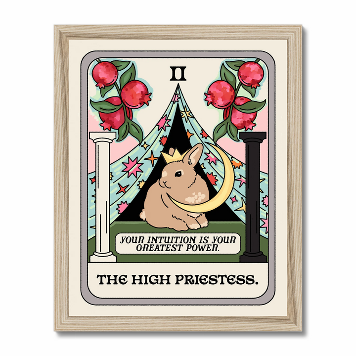 High Priestess Tarot Card Print