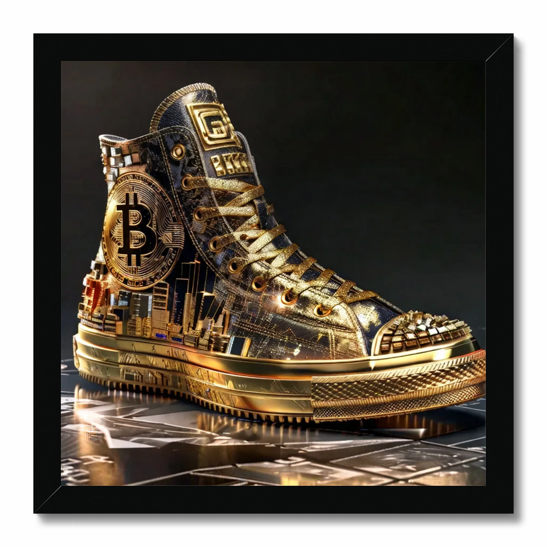 BITCOIN SNEAKER ART