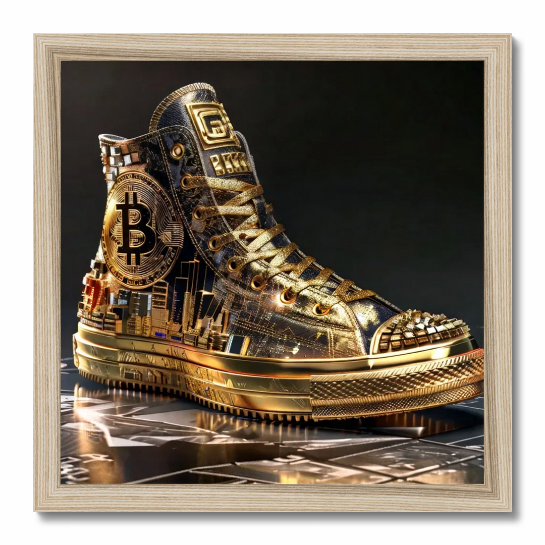 BITCOIN SNEAKER ART