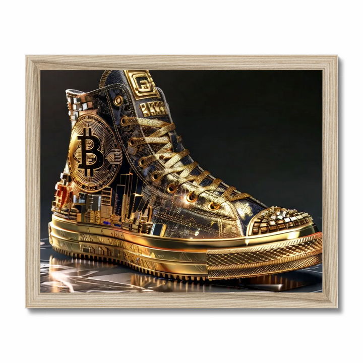 BITCOIN SNEAKER ART