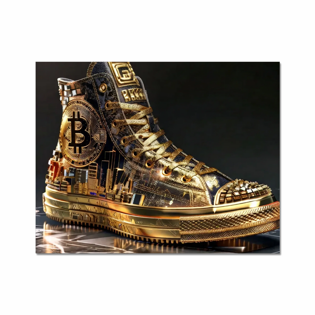 BITCOIN SNEAKER ART