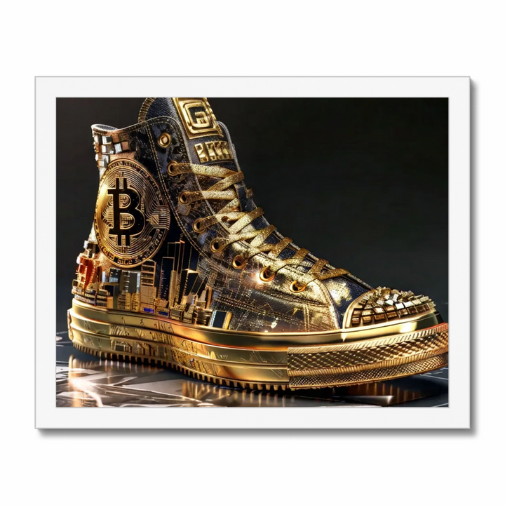 BITCOIN SNEAKER ART