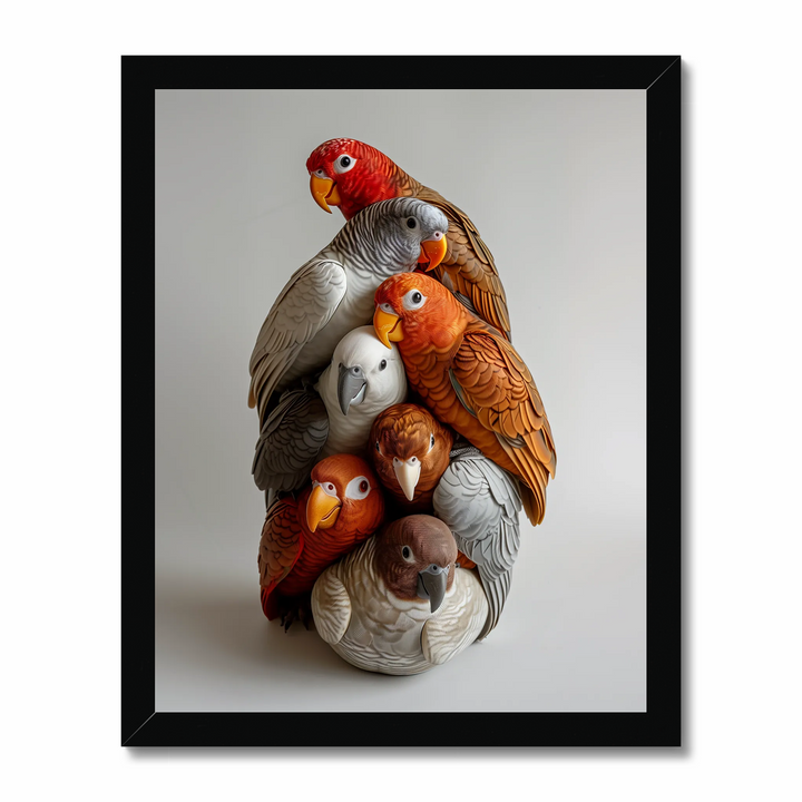 Birds of a Feather Pile No.02 Art Print