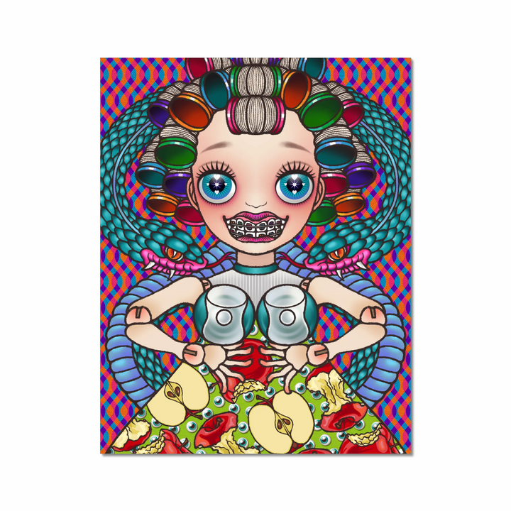 Cosmic uripoko GIRL #Apple Art Print