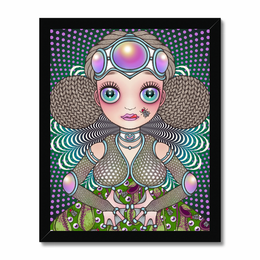 Cosmic uripoko GIRL #CarnivorousPlants Art Print