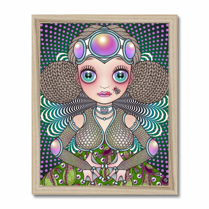 Cosmic uripoko GIRL #CarnivorousPlants Art Print