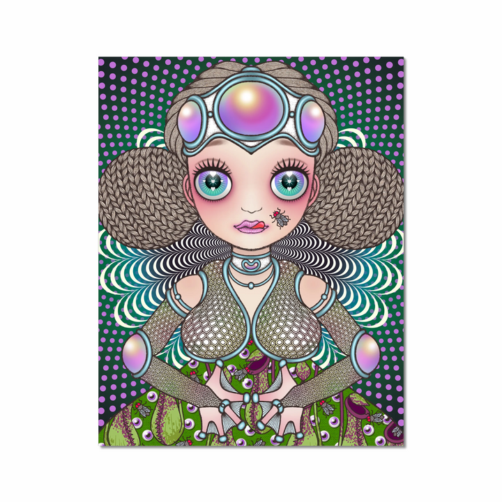 Cosmic uripoko GIRL #CarnivorousPlants Art Print