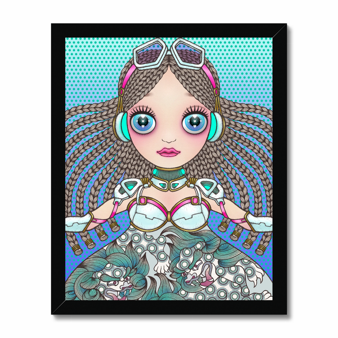 Cosmic uripoko GIRL #ChineseLion Art Print