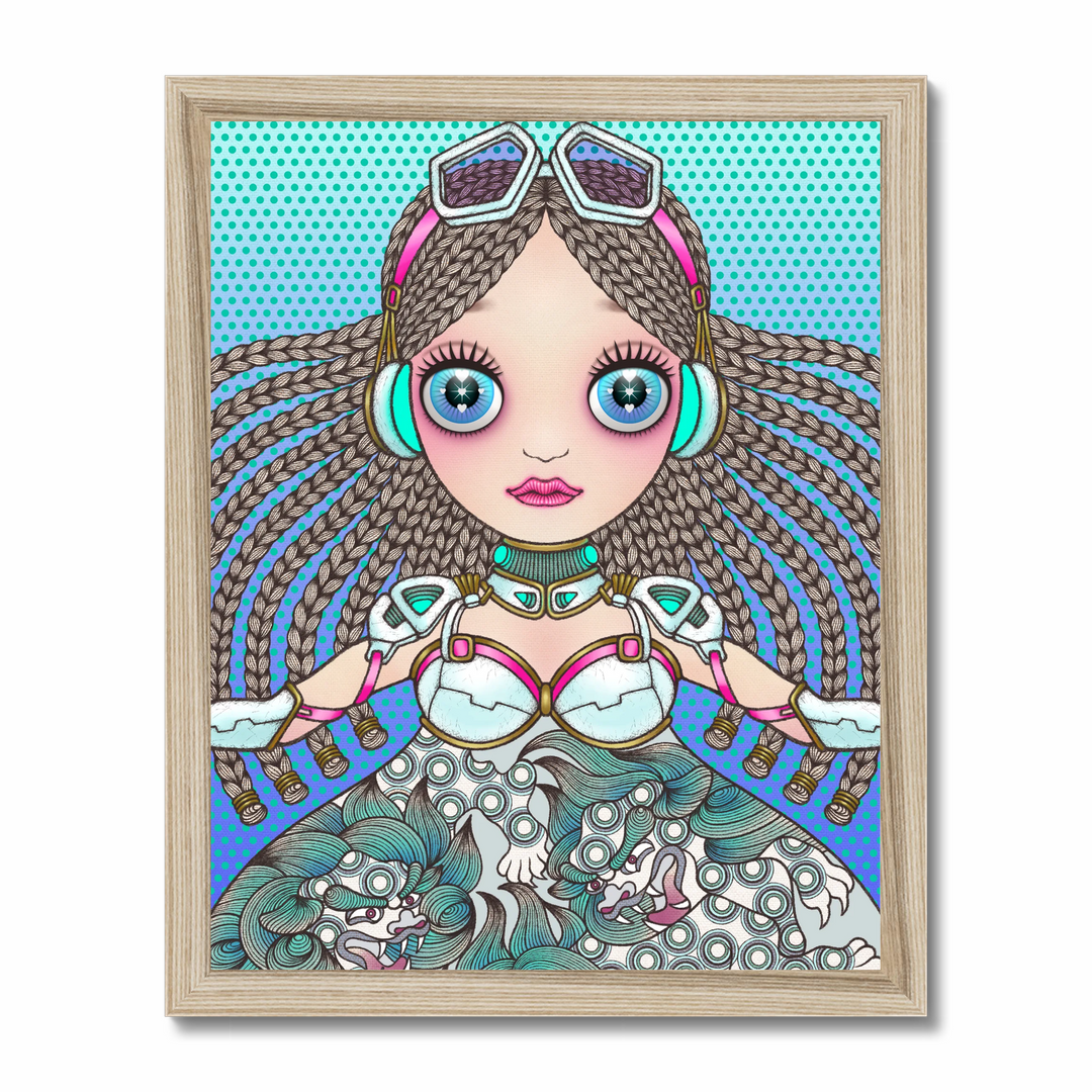 Cosmic uripoko GIRL #ChineseLion Art Print