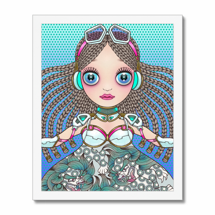 Cosmic uripoko GIRL #ChineseLion Art Print