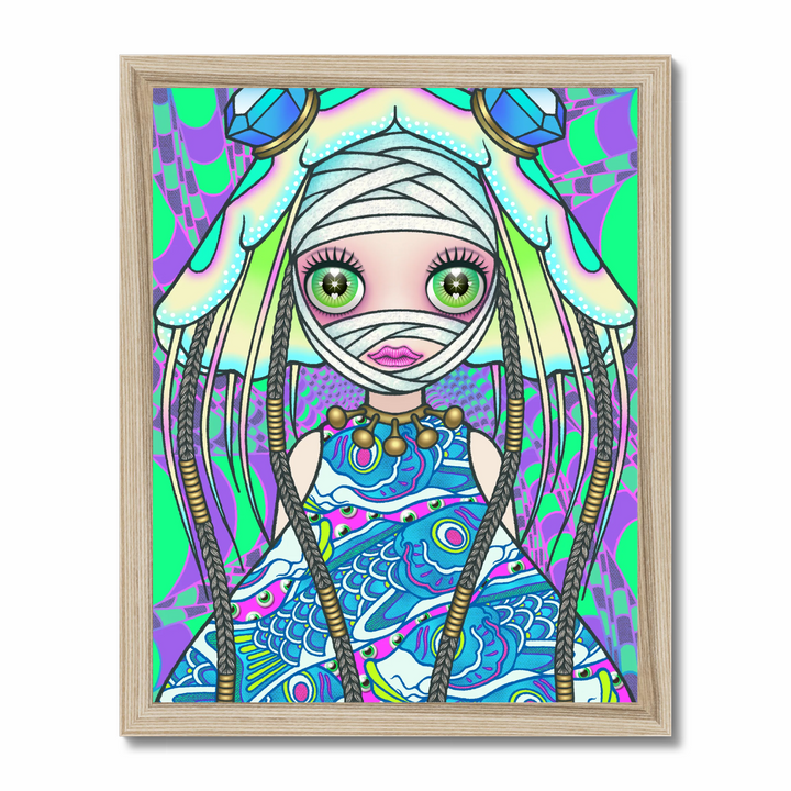 Cosmic uripoko GIRL #Jellyfish Art Print