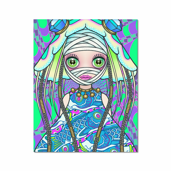 Cosmic uripoko GIRL #Jellyfish Art Print