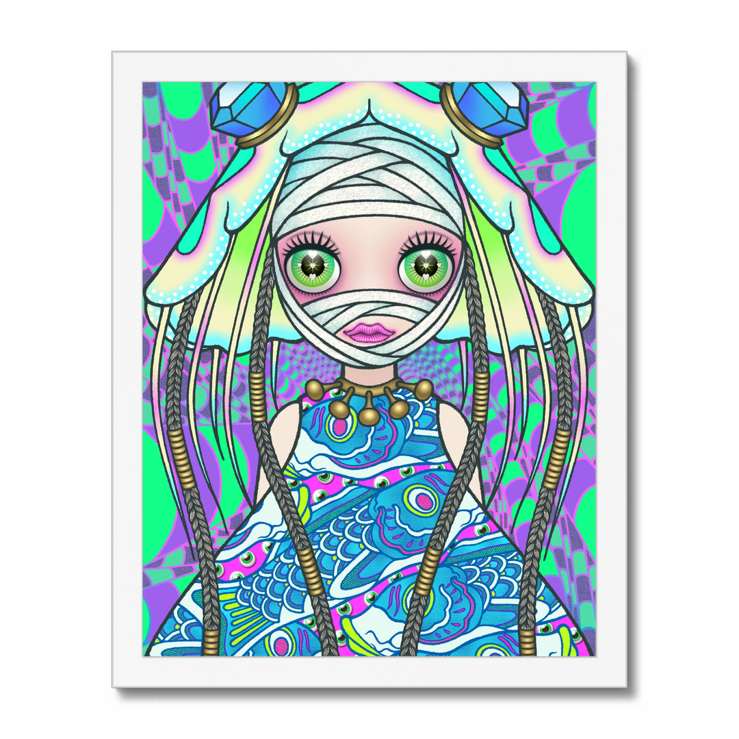 Cosmic uripoko GIRL #Jellyfish Art Print