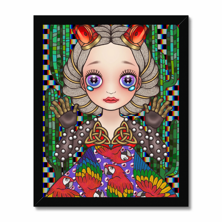 Cosmic uripoko GIRL #Parrot Art Print