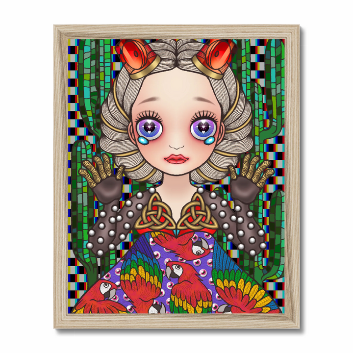 Cosmic uripoko GIRL #Parrot Art Print