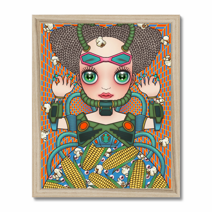 Cosmic uripoko GIRL #Popcorn Art Print