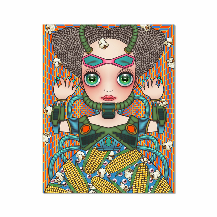 Cosmic uripoko GIRL #Popcorn Art Print