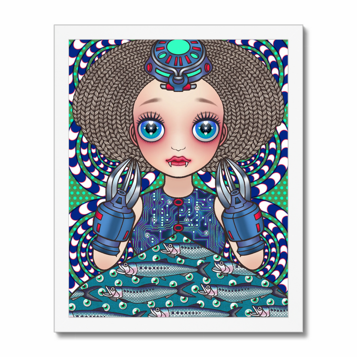 Cosmic uripoko GIRL #Sardines Art Print