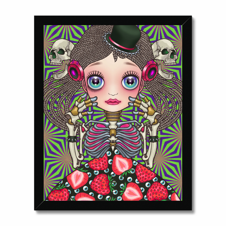 Cosmic uripoko GIRL #Strawberries Art Print