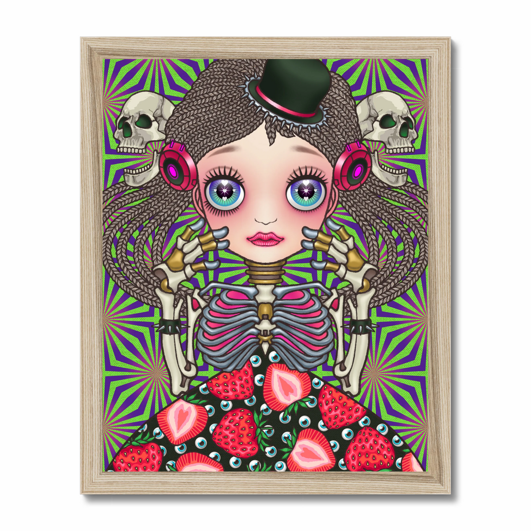 Cosmic uripoko GIRL #Strawberries Art Print