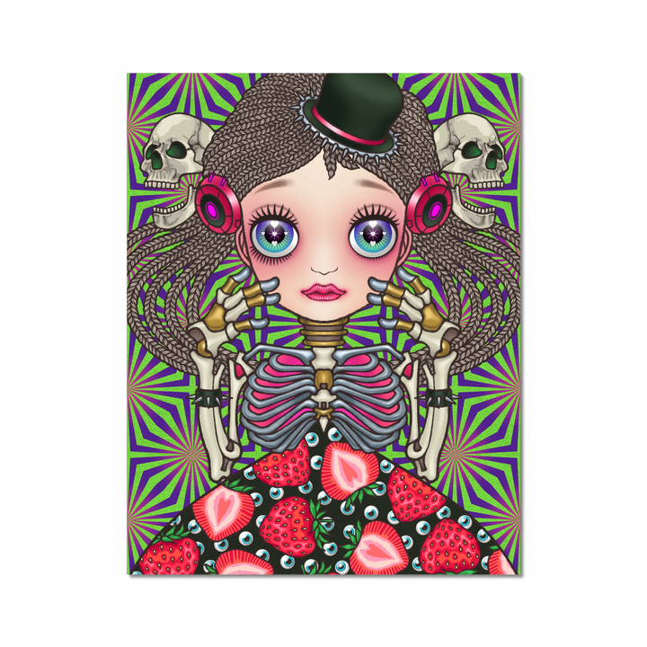 Cosmic uripoko GIRL #Strawberries Art Print