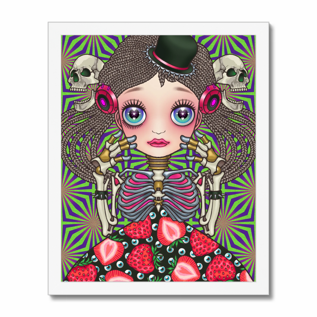 Cosmic uripoko GIRL #Strawberries Art Print