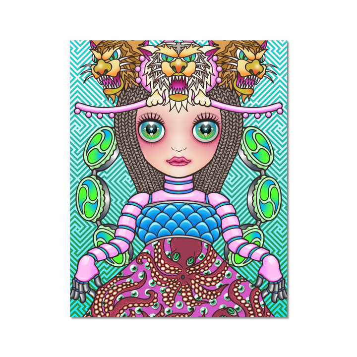 Cosmic uripoko GIRL #Thunder Art Print