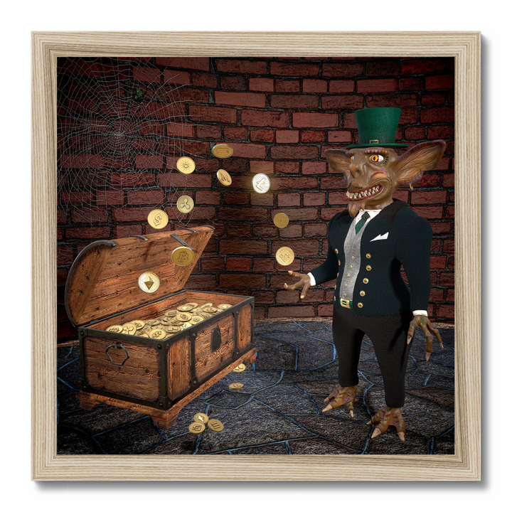 Gremlin crypto banker 3D art (poster)