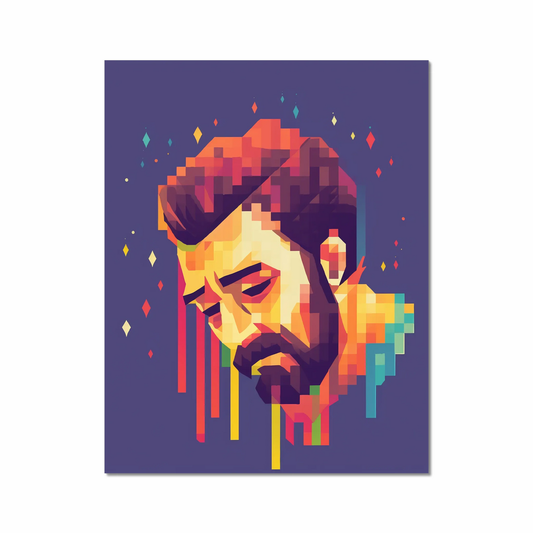 Sad Pixel Man by HanZzzel