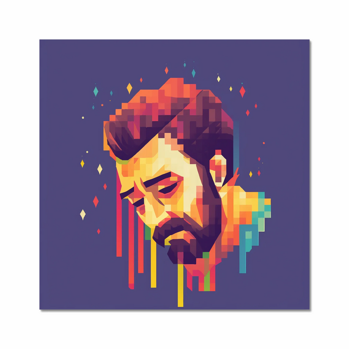 Sad Pixel Man by HanZzzel