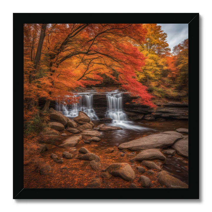 Autumn waterfall