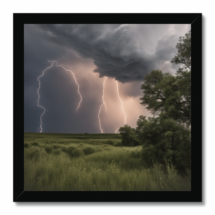 Summer lightning storm