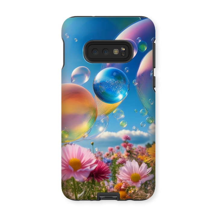 Phone Case Bubbles and Flowers