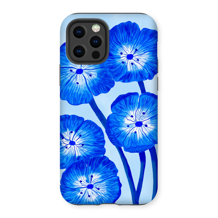 Indigo Blossoms in Blue