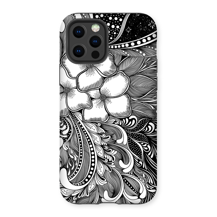 Celestial Blooms Custom Phone Case by Anna Zubarev