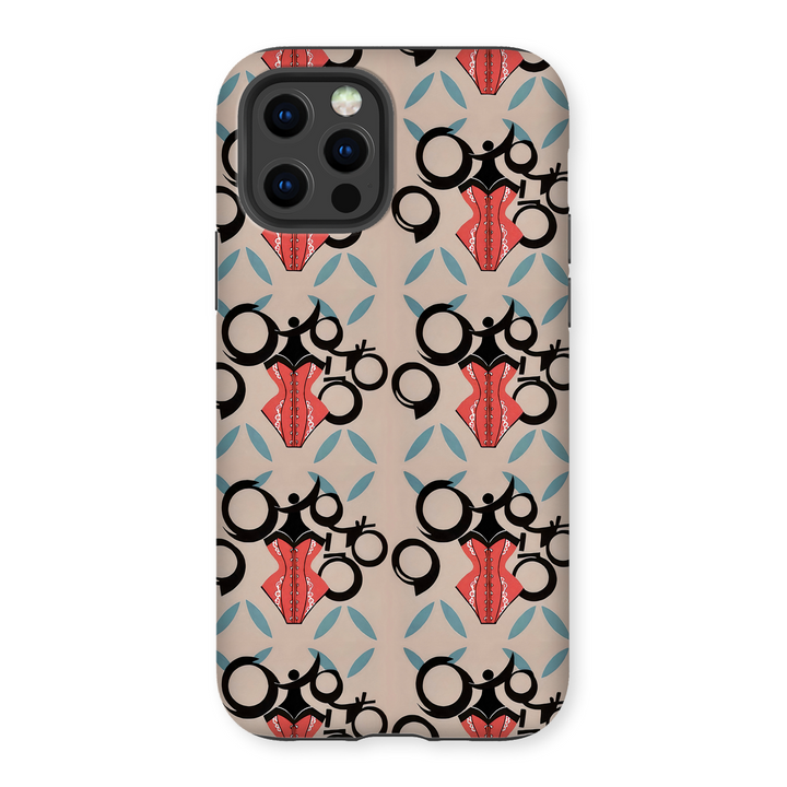 Phone Case: Mod Corset 2 by Belle Abattoir