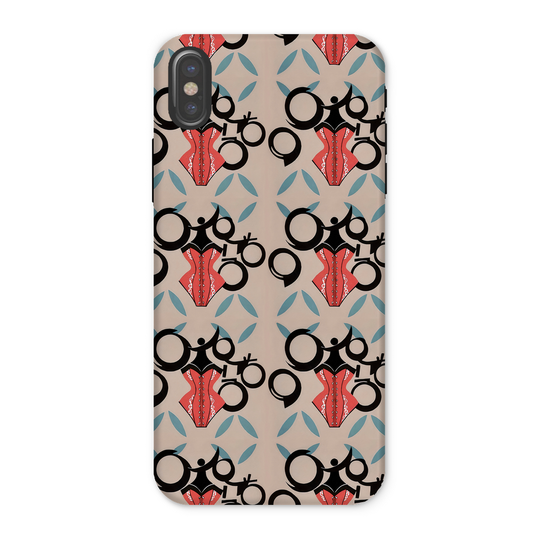 Phone Case: Mod Corset 2 by Belle Abattoir