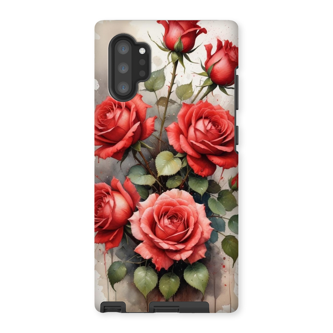 iPhone Cover Red Roses | Elegant Floral Design | Diseño Floral Elegante