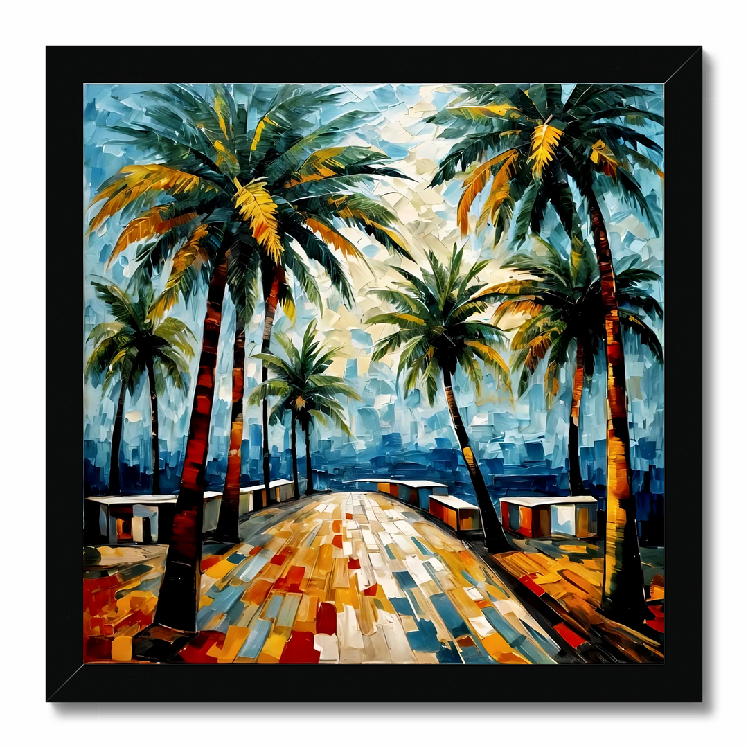 Palm Trees on Promenade