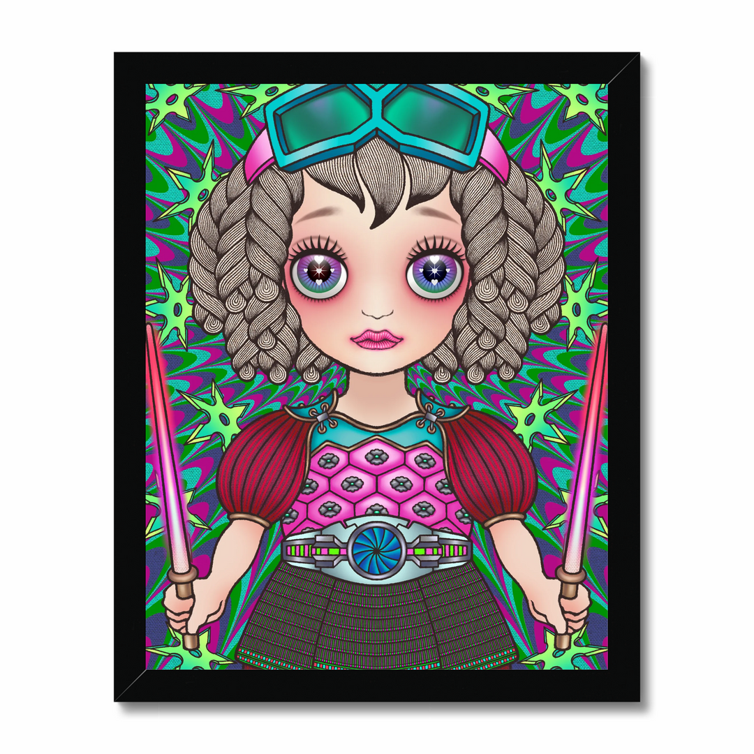 Cosmic uripoko GIRL #Samurai Art Print