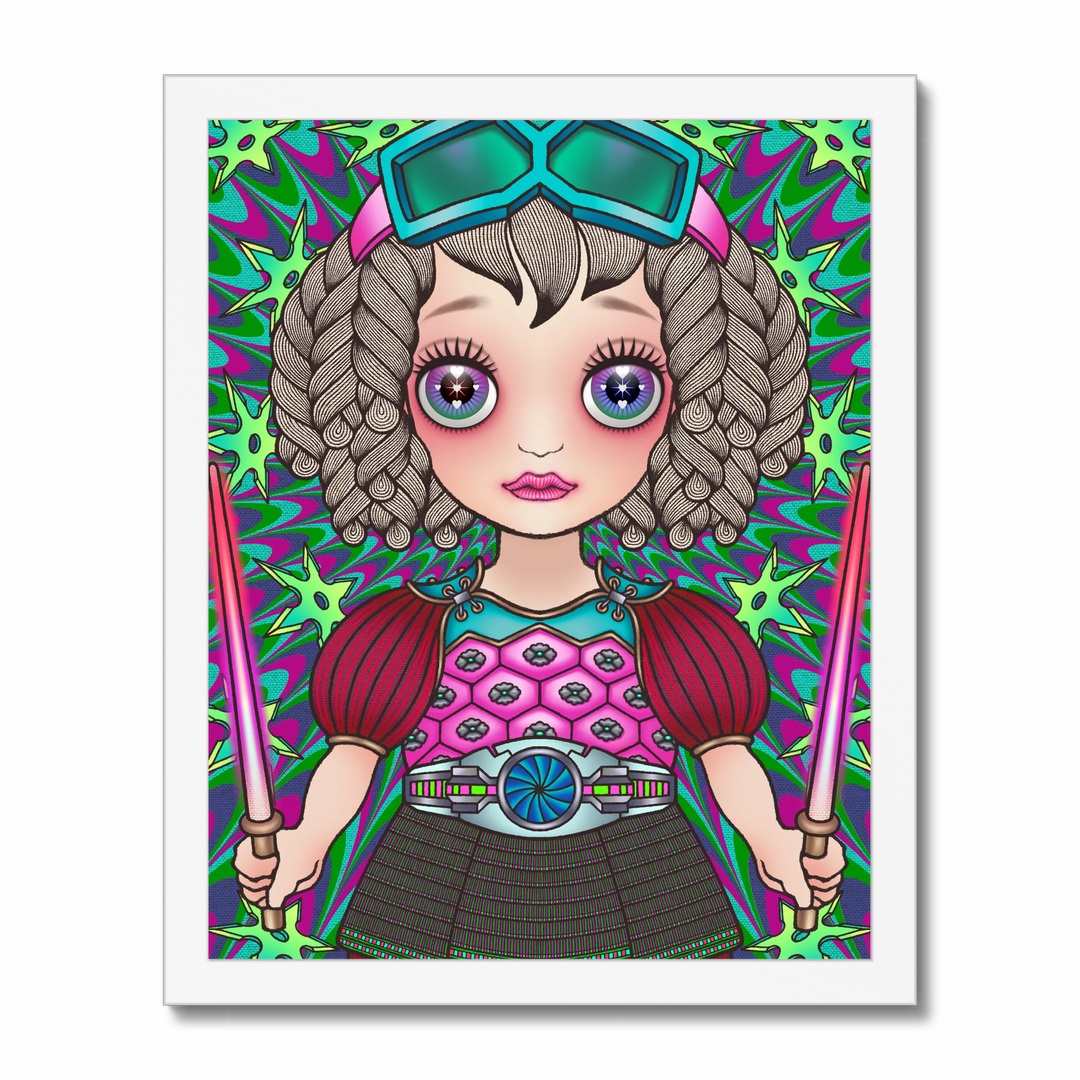 Cosmic uripoko GIRL #Samurai Art Print