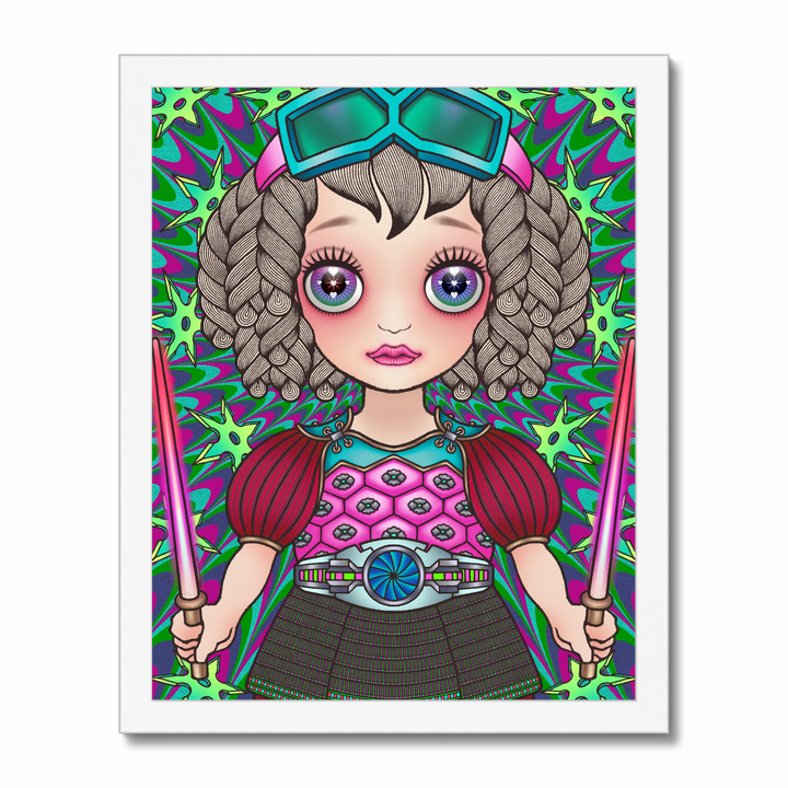 Cosmic uripoko GIRL #Samurai Art Print