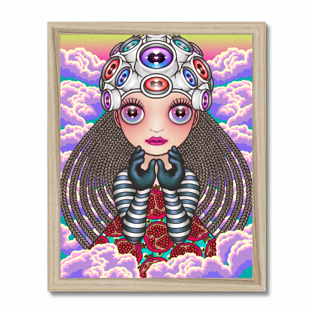 Cosmic uripoko GIRL #Eyes Art Print