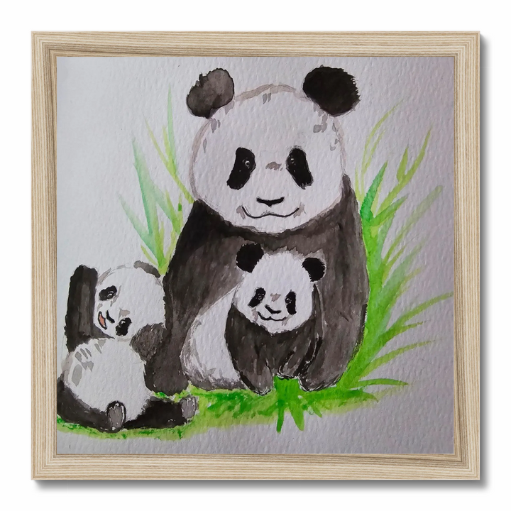 family of pandas